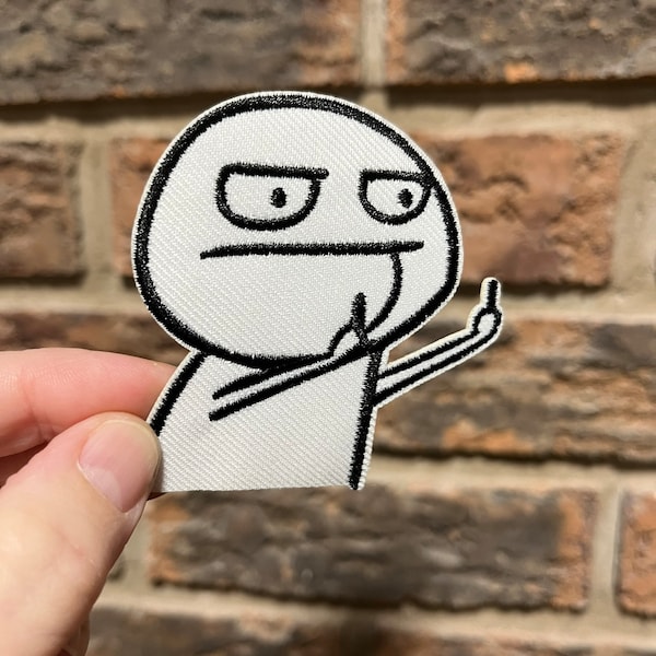 Vulgar Sticker Embroidery Etsy