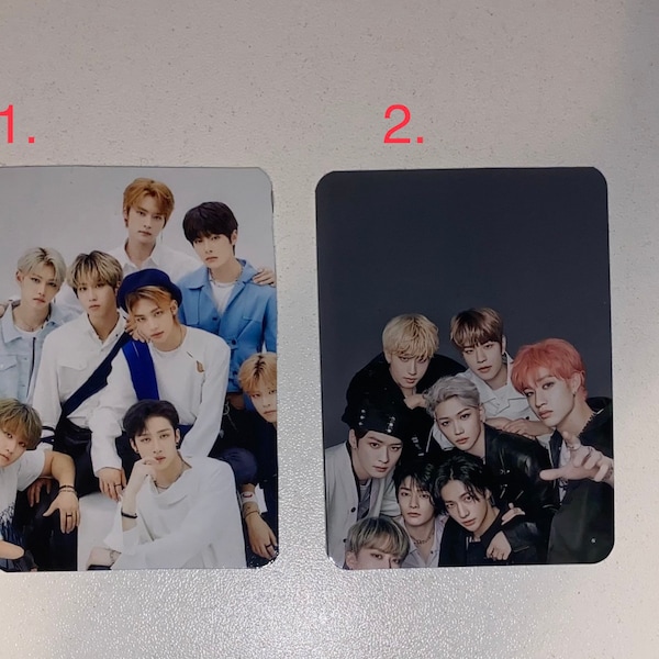 SKZ Group Unofficial Photo Card small freebies with purchase