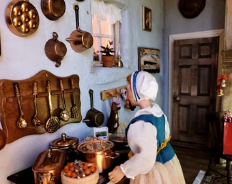 ドールハウス モリッツゴットシャルク 写真集 Moritz Gottschalk Antique German 1930s Gottschalk Wooden Doll House Farm House