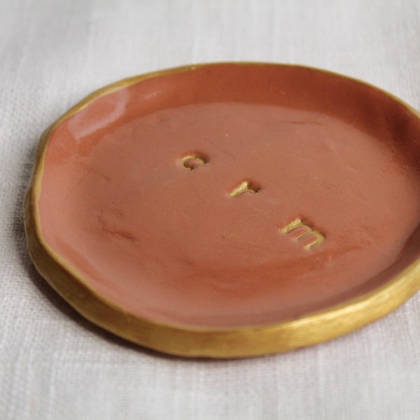 Terracotta Jewelry Dish // Polymer clay creations