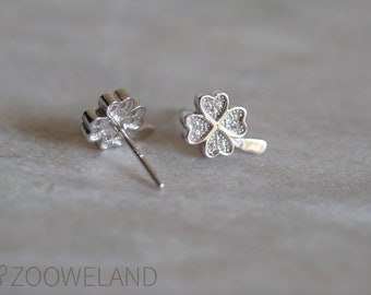 ☆【STONE HENgE】☆4K Four Leaf Clover Earrings☆ピアス☆ ソウル STONEHENgE(ストーンヘンジ) ピアス(レディース) - 海外