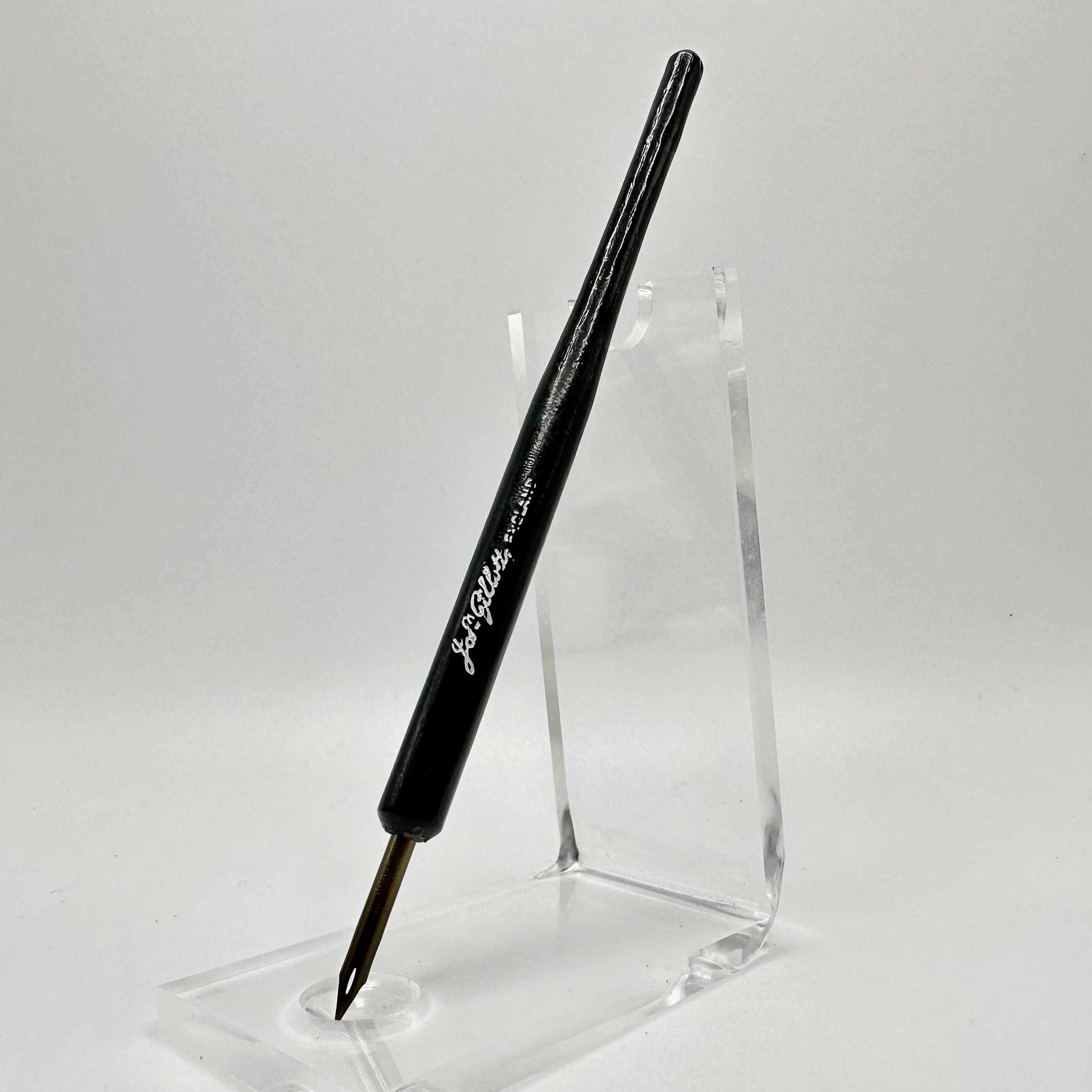 Antique Joseph Gillotts Crowquill Lithograph Dip Pen Nib Holder Vtg Pen