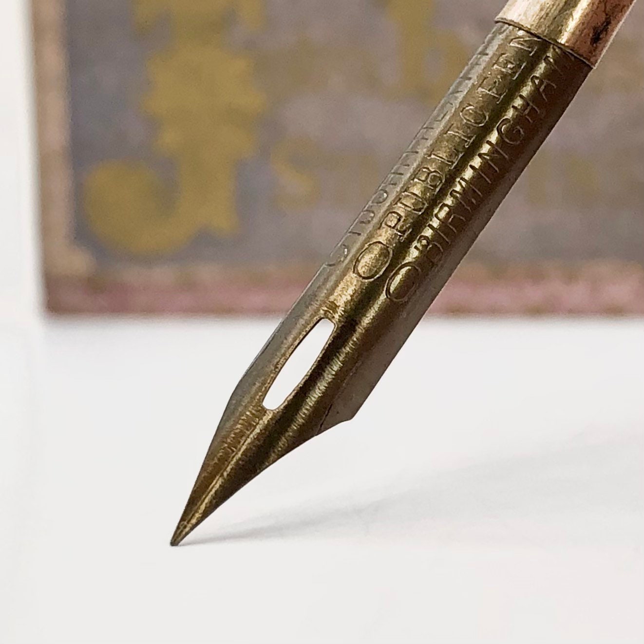 Antique John Mitchell's 688 M CLASSICAL Pen Nib Vtg Calligraphy Dip Pen Nib  
