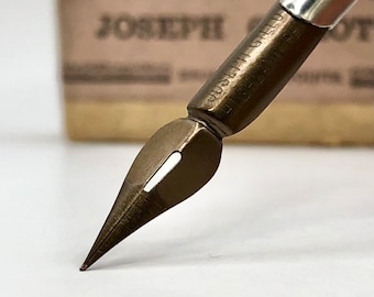 X3 Joseph Gillott's Highland Pen B Pen Nib - Vintage Dip Pen Nib