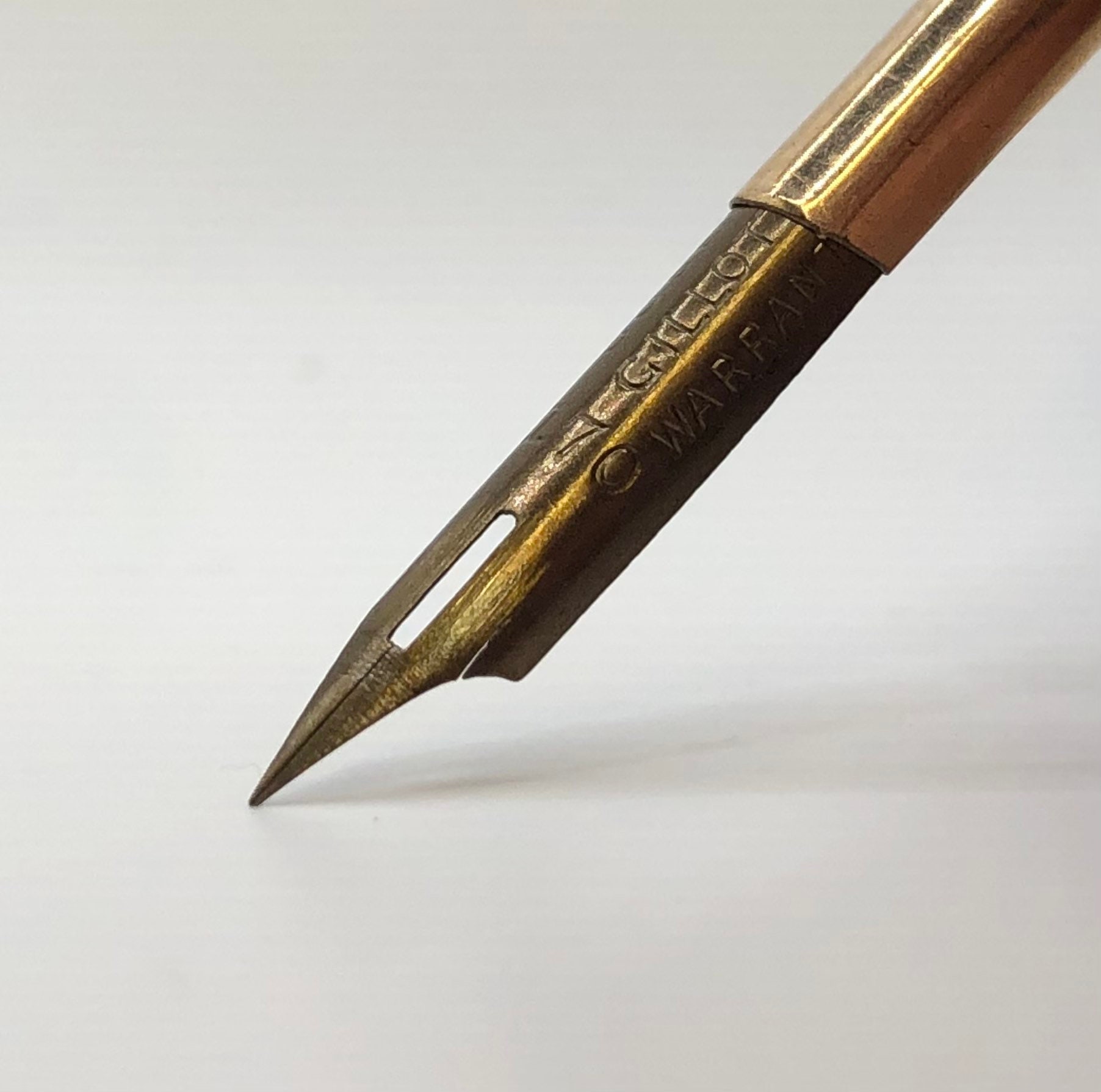 Three Antique Gillott Warranted 170 Pen Nibs