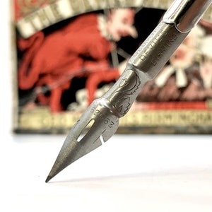 Geo W Hughes The Devils Own Pen No. 384 Antique Dip Pen Nib
