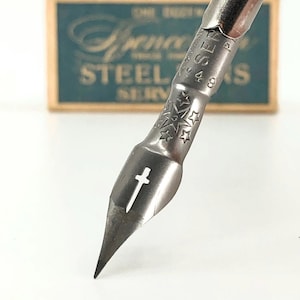 Vintage Spencerian Service Pen No.49 Calligraphy Dip Pen Nib