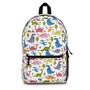 Dinosaur Print Backpack for Kids: Playful School Bag