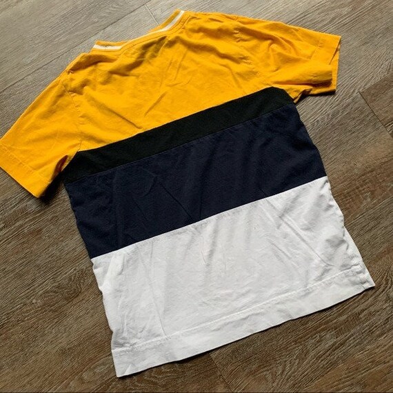 Nike Retro and Vintage color block cotton T-shirt… - image 7