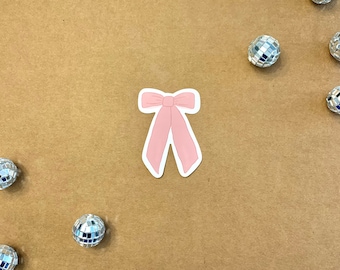 Pink Bow Sticker