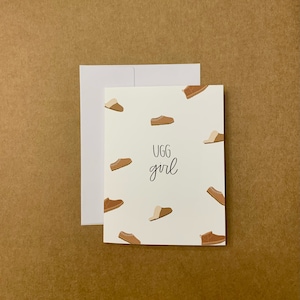 Ugg Girl Card