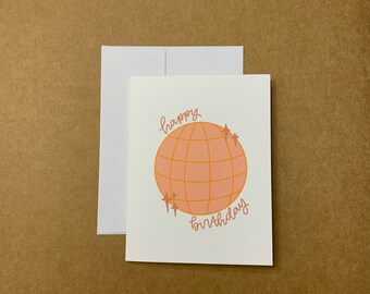 Happy Birthday Disco Card