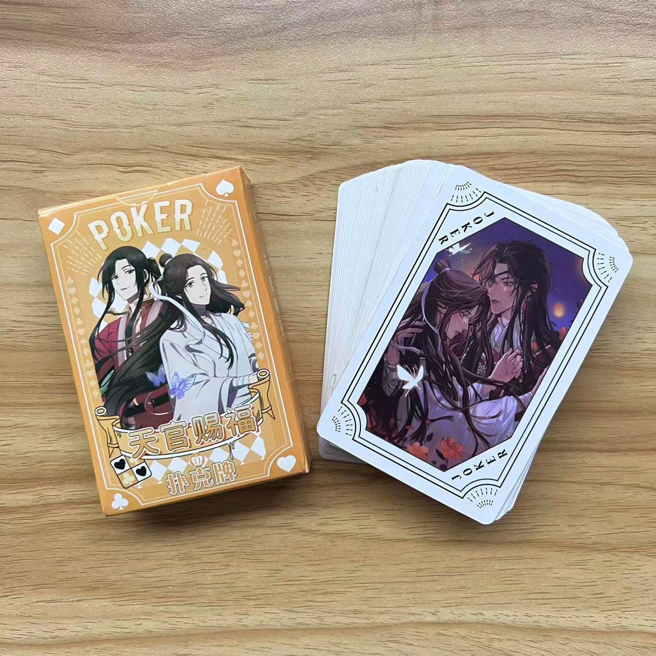 Custom Heaven Officials Blessing Anime Poker Cards Board - Etsy Denmark Custom Heaven Officials Blessing Anime Poker Cards Board - Etsy Denmark