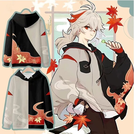 Custom Kaedehara Kazuha Hoodie Genshin Impact Sweater - Etsy Ireland