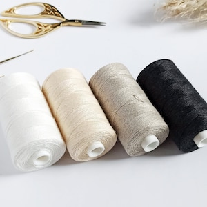 Black Home Cotton Darning Stitching Sewing Thread Reel