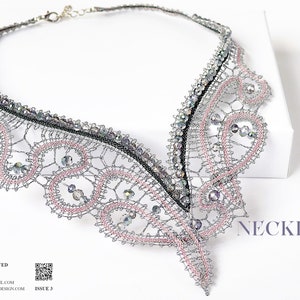 Bobbin Lace Pattern / Necklace - Her Majesty / Lacemaking Jewellery DIY