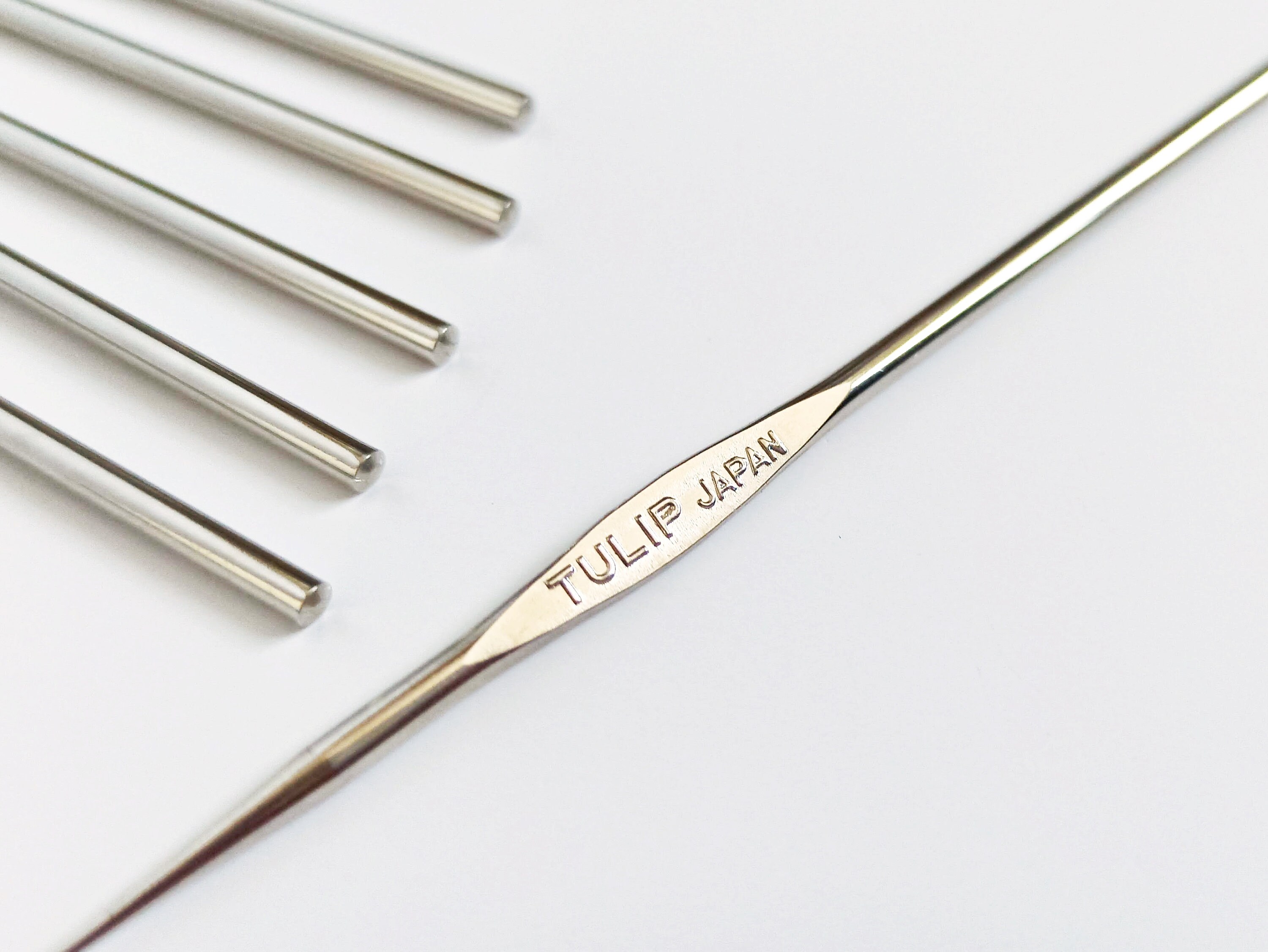 Fine Crochet Hook L Sizes From 0.45 Mm to 1.75 Mm L Gold Ends L