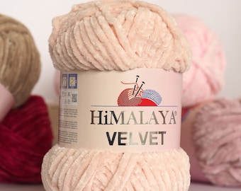 Himalaya Velvet Garn, Chenille Garn, Häkelgarn für Amigurumi