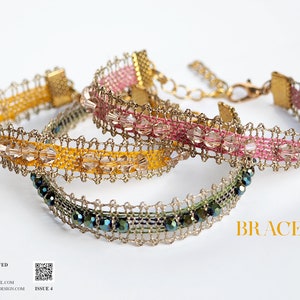 Bobbin Lace Pattern / Bracelet - Beads Dream / Lacemaking Jewellery DIY