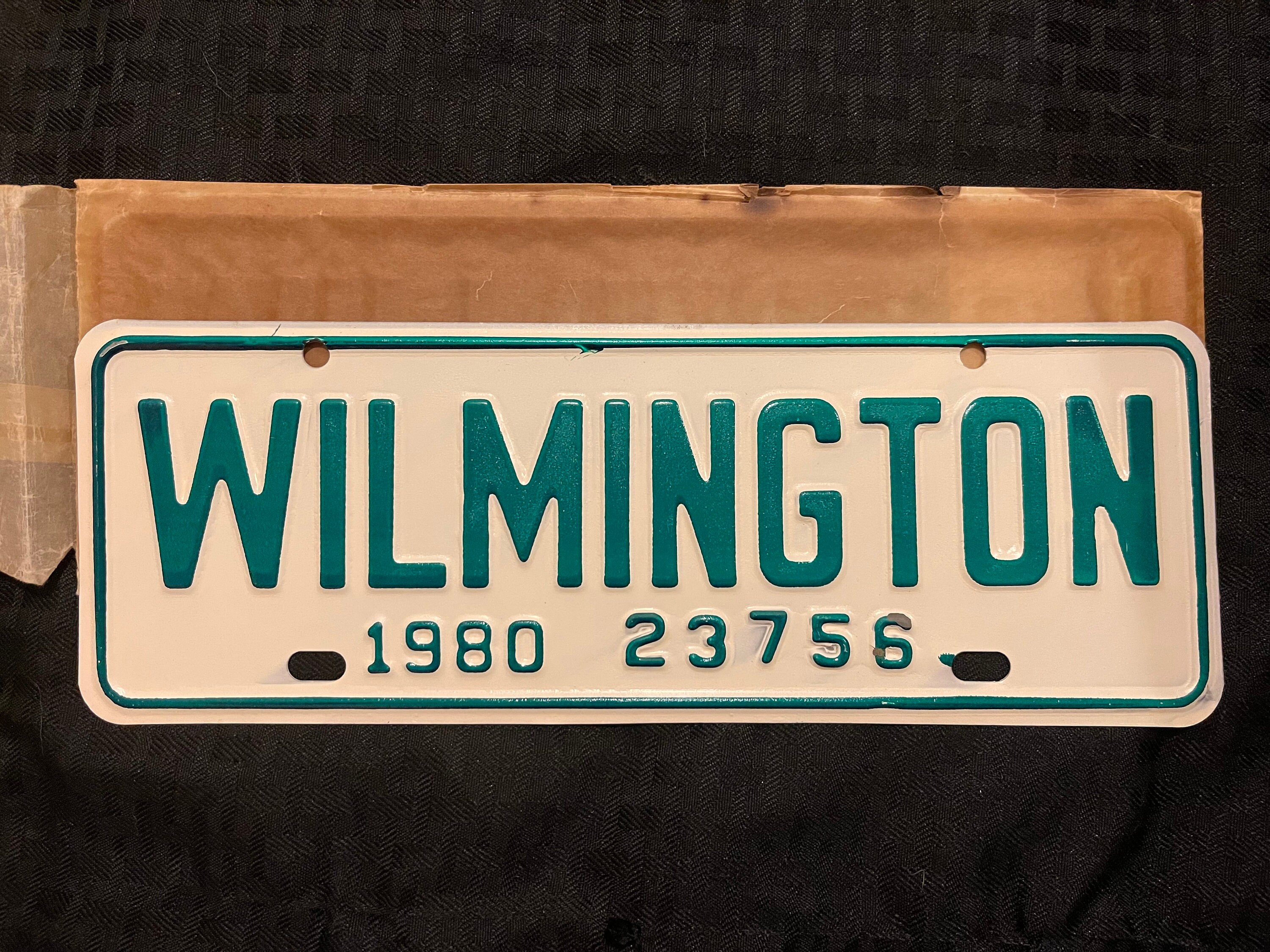 1980 Wilmington North Carolina License Plate City Tag Etsy