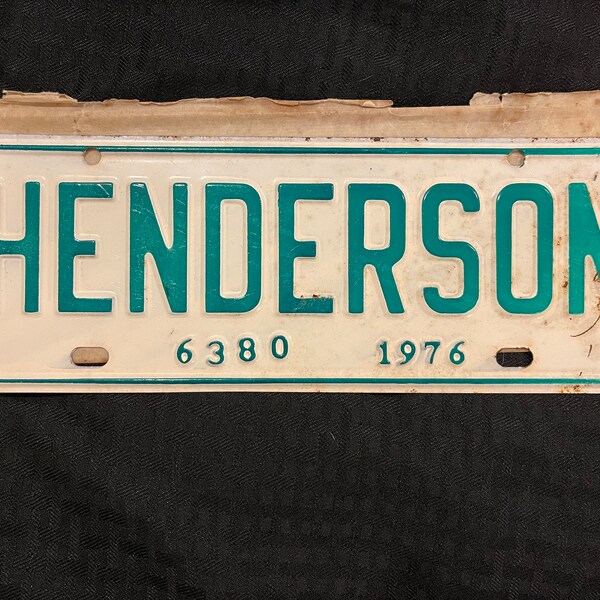 1976 License Plate Etsy