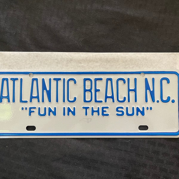 Atlantic Beach North Carolina NC License Plate Fun in the Sun
