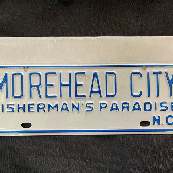 Morehead City North Carolina Licene Plate City Tag