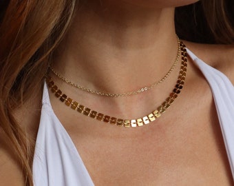 Hera Necklace Layer • Gold chain layer • Gold chain necklaces • gifts for her • necklace set • jewelry set