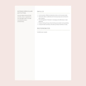 High school student resume example showing education, skills, volunteer experience, achievements, and extracurricular activities for teens creating a resume for their first job.