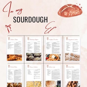 Sourdough Recipe eBook: 40+ Artisan Bread, Breakfast & Dessert Recipes (PDF Download)