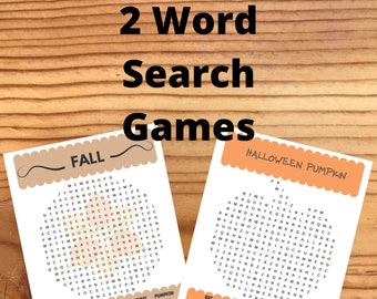 Printable Word Search, Digital Download Game, Word Seek, 8 5x11, Pagan Word Search, Fall Word Seek Games