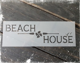 Beach House Stencil