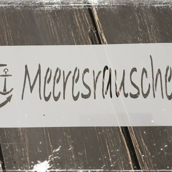 Meeresrauschen Schablone