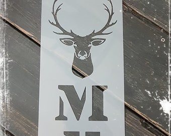 HOME deer stencil