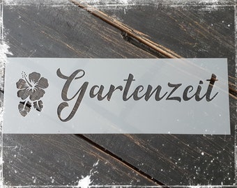 Plantilla para la hora del jardín