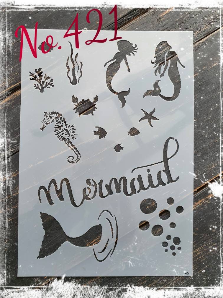 Stencils & Templates Painting Visual Arts Moin Stencil #354 etna.com.pe