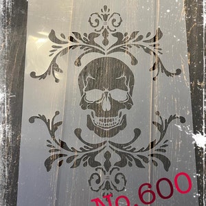 Baroque / Skull Stencil #600