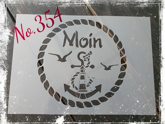 Stencils & Templates Painting Visual Arts Moin Stencil #354 etna.com.pe