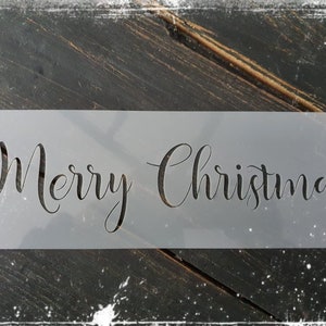 Merry Christmas Stencil #287