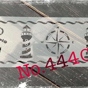 Maritime Bordüre Schablone #444C