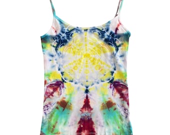 Organic Cotton Tie Dye Camisole Tank Top - Women's Small