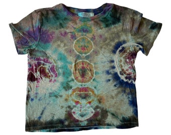 Tie Dye Kid's T-Shirt: Sunstone, Size 9-10, 100% Cotton