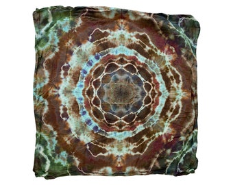 Tie Dye Bandana 100% Organic Cotton "Time"