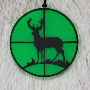 DEER IN SCOPE car freshie