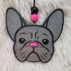 Frenchie car freshie