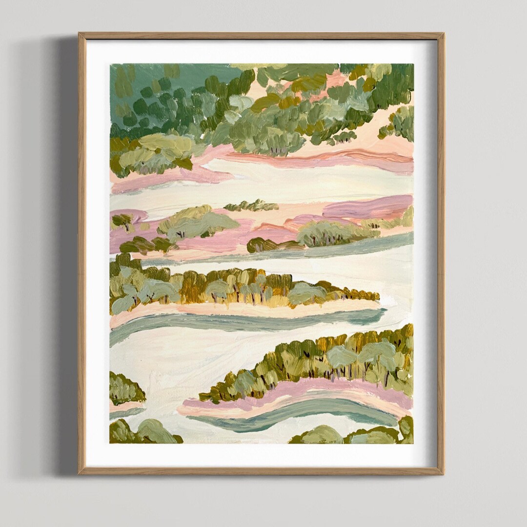 Jindabyne Unframed Print. Outback Art Australian Landscape Etsy