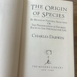 1993 Charles Darwin The Origin Of Species