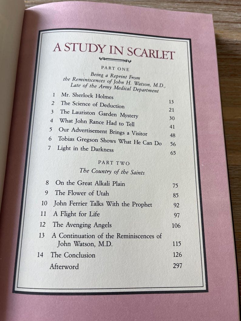 1986 A Study in Scarlet the Hounds of the Baskervilles by Sir Arthur ...
