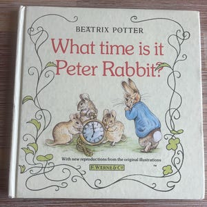 1989 What Time is It Peter Rabbit Beatrix Potter - Etsy