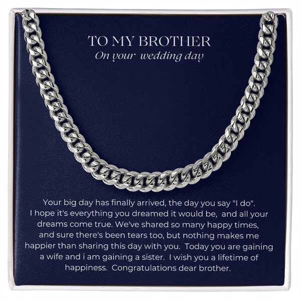 Brother Wedding Gift Etsy